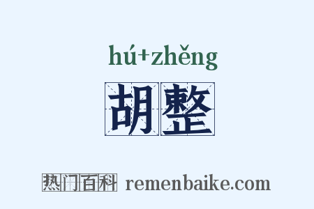 胡整是什么意思的图片